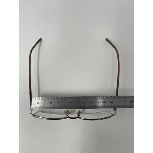 BURBERRY Eyeglasses B1008 1010 Frame Italy Half Rimless 49  display picture 1